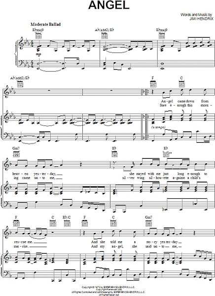 open zoom image for Angel - Piano/Vocal/Guitar, New, Main