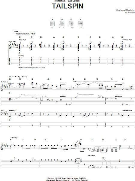 open zoom image for Tailspin - Guitar TAB, New, Main