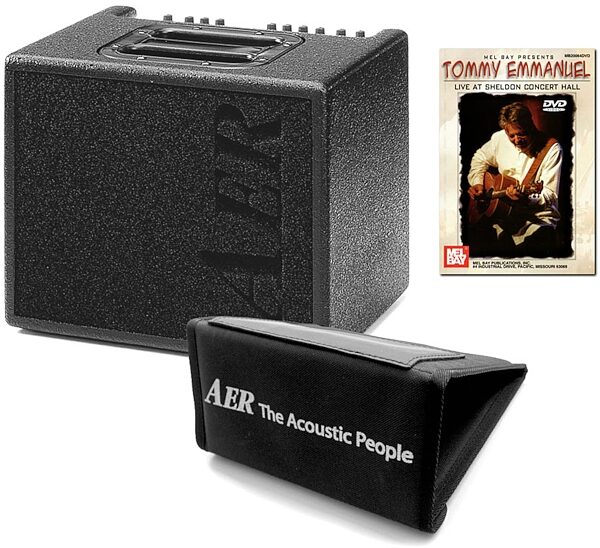 open zoom image for AER Compact 60 Acoustic Guitar Combo Amplifier (60 Watts, 1x8"), Value Pack
