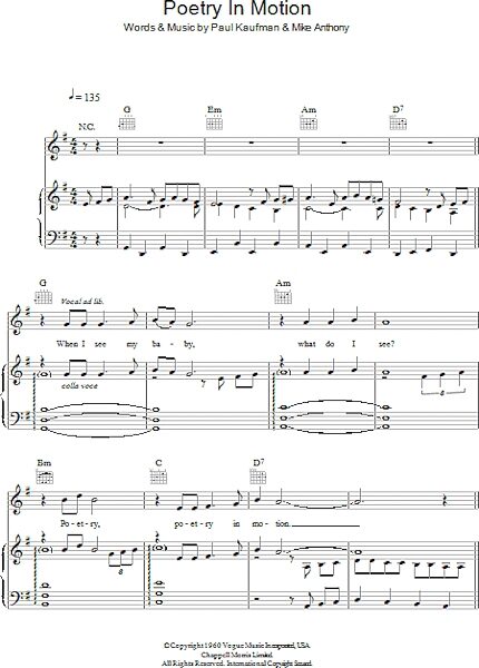 open zoom image for Poetry In Motion - Piano/Vocal/Guitar, New, Main