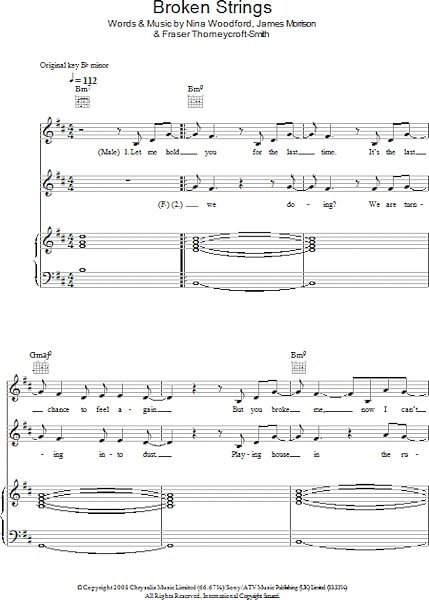 open zoom image for Broken Strings - Piano/Vocal/Guitar, New, Main