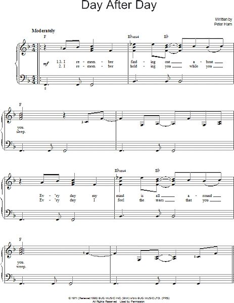 open zoom image for Day After Day - Easy Piano, New, Main