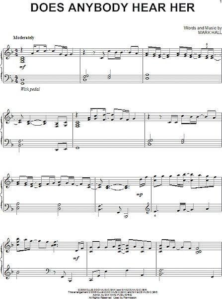 open zoom image for Does Anybody Hear Her - Piano Solo, New, Main