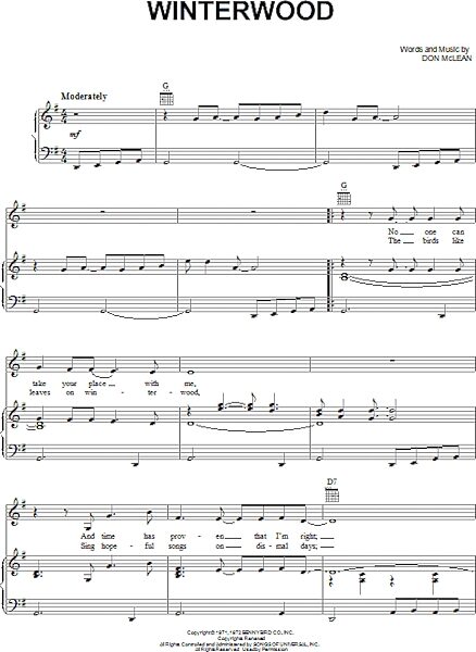 open zoom image for Winterwood - Piano/Vocal/Guitar, New, Main
