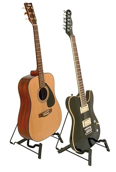 open zoom image for On-Stage GS7655 Folding A-Frame Guitar Stand, New, In Use
