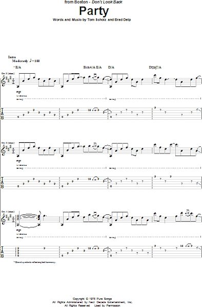 open zoom image for Party - Guitar TAB, New, Main