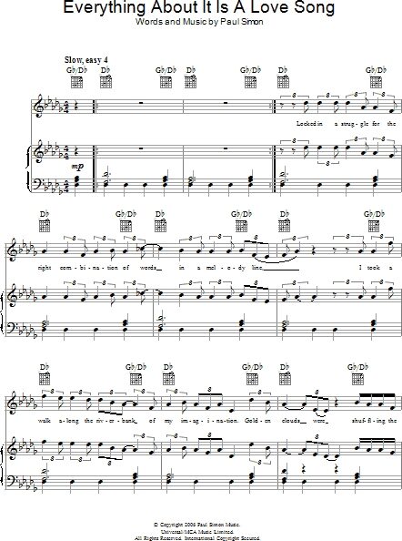 open zoom image for Everything About It Is A Love Song - Piano/Vocal/Guitar, New, Main