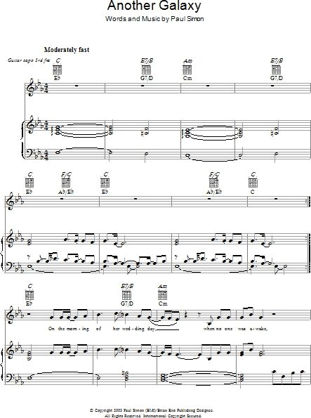 open zoom image for Another Galaxy - Piano/Vocal/Guitar, New, Main