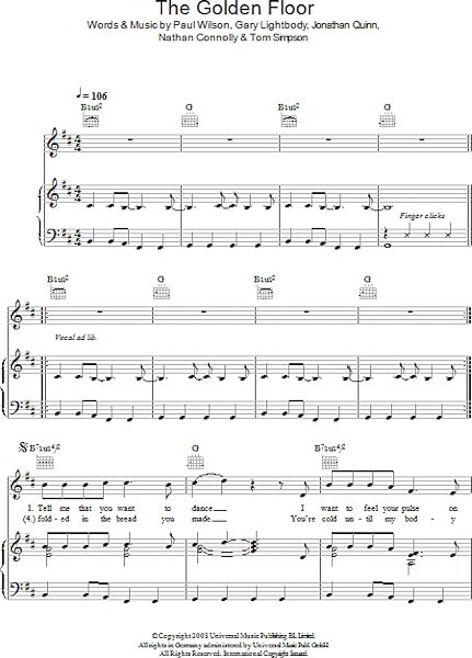 open zoom image for The Golden Floor - Piano/Vocal/Guitar, New, Main