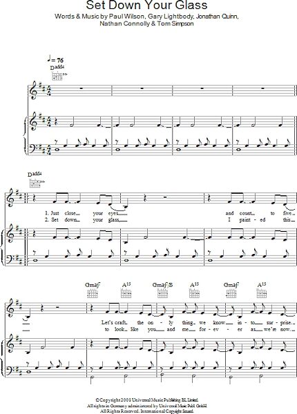 open zoom image for Set Down Your Glass - Piano/Vocal/Guitar, New, Main