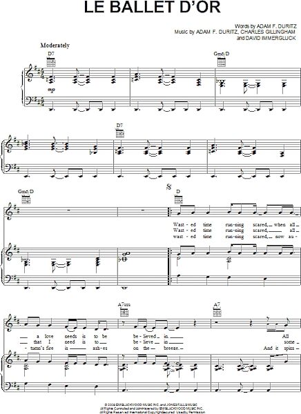 open zoom image for Le Ballet d'Or - Piano/Vocal/Guitar, New, Main
