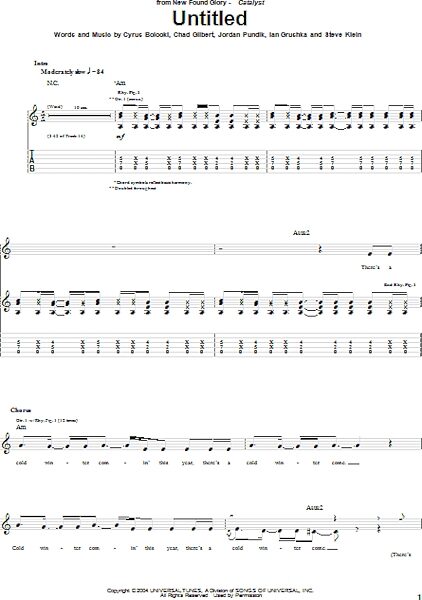 open zoom image for Untitled - Guitar TAB, New, Main
