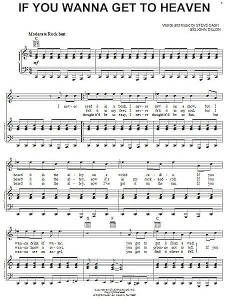 open zoom image for If You Wanna Get To Heaven - Piano/Vocal/Guitar, New, Main