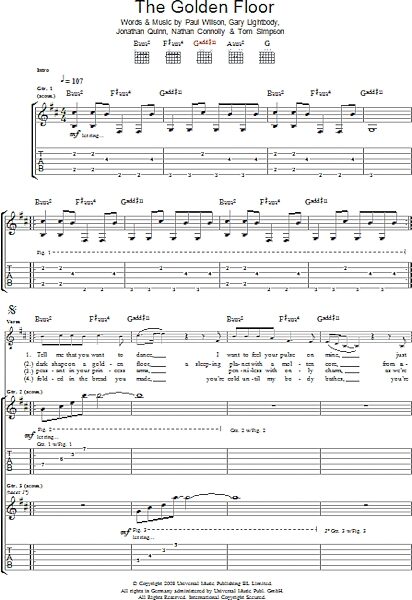 open zoom image for The Golden Floor - Guitar TAB, New, Main