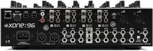open zoom image for Allen and Heath Xone:96 Analog DJ Mixer, New, Rear detail Back