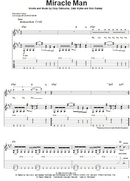 open zoom image for Miracle Man - Guitar Tab Play-Along, New, Main