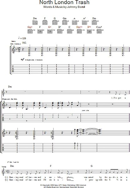 open zoom image for North London Trash - Guitar TAB, New, Main