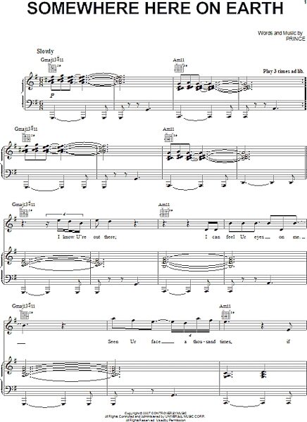 open zoom image for Somewhere Here On Earth - Piano/Vocal/Guitar, New, Main