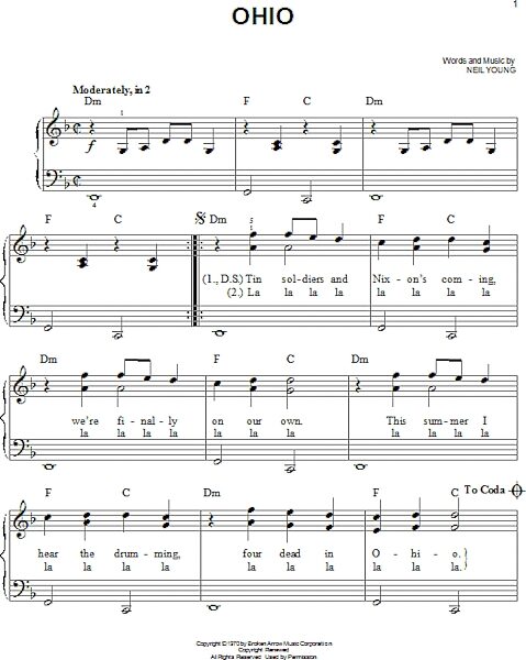 open zoom image for Ohio - Easy Piano, New, Main