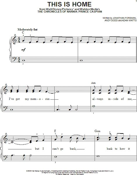 open zoom image for This Is Home - Easy Piano, New, Main