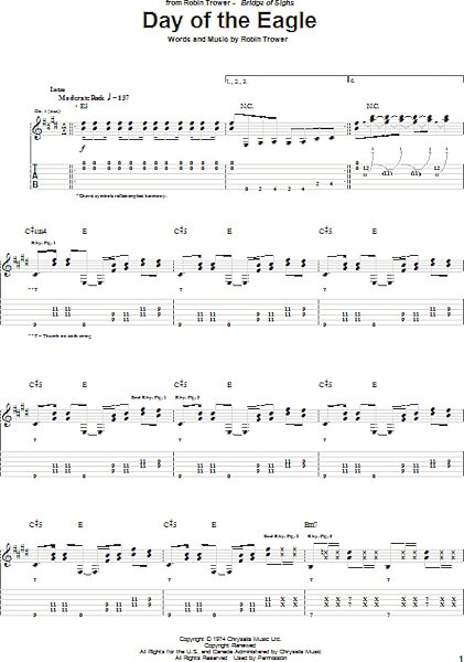 open zoom image for Day Of The Eagle - Guitar TAB, New, Main