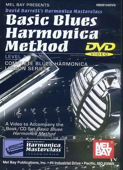 open zoom image for Mel Bay Basic Blues Harmonica Method DVD Video, Main