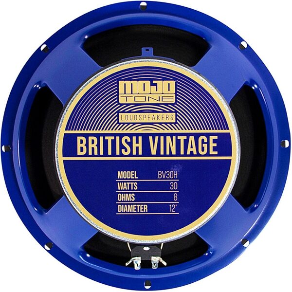 open zoom image for Mojotone BV 30H Guitar Speaker, 8 Ohms, Action Position Back