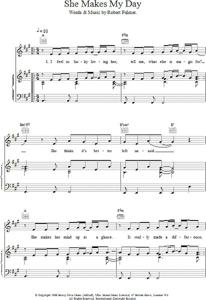 open zoom image for She Makes My Day - Piano/Vocal/Guitar, New, Main