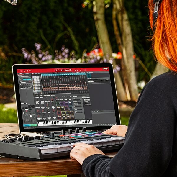 open zoom image for M-Audio Oxygen Pro Mini USB Keyboard Controller, New, Action Position Back