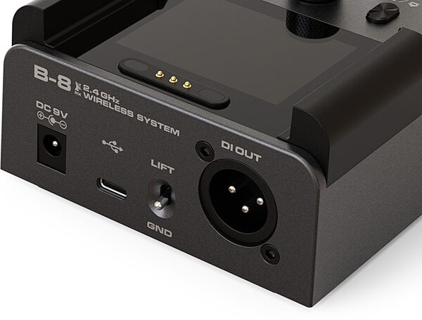 open zoom image for NUX B-8 Guitar Wireless System (with Tuner), New, Angled Front