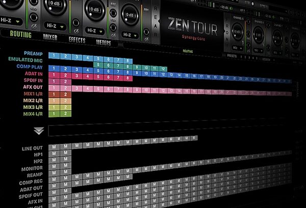 open zoom image for Antelope Audio Zen Tour Synergy Core USB/Thunderbolt 3 Audio Interface, Routing Software