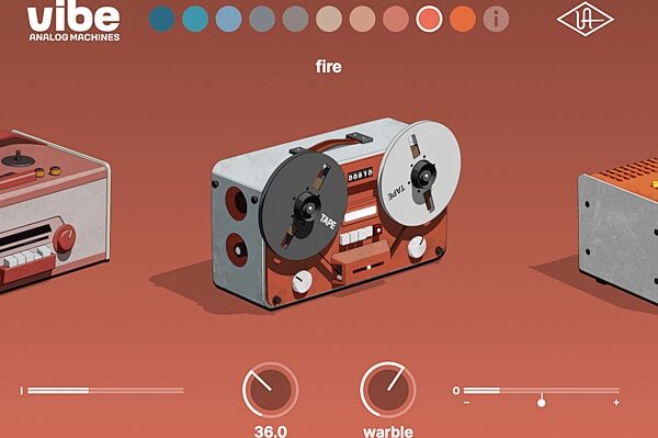 open zoom image for Universal Audio UAD Vibe Analog Machines Plug-in Software, Digital Download, Action Position Back