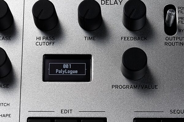 open zoom image for Korg Minilogue Analog Polyphonic Synthesizer, 37-Key, Silver, Program