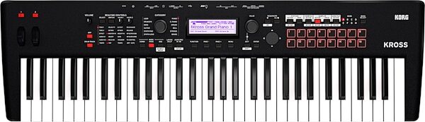 open zoom image for Korg KROSS 2 Keyboard Synthesizer Workstation, 61-Key, Black, Action Position Back