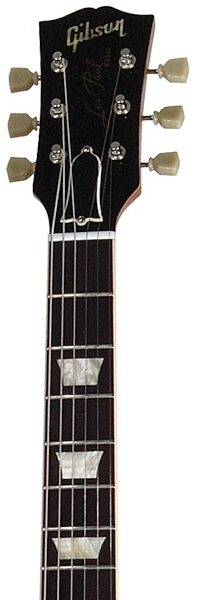 open zoom image for Gibson Custom Shop Historic 1956 Les Paul Goldtop Vintage Original Spec Electric Guitar (with Case), Headstock Closeup