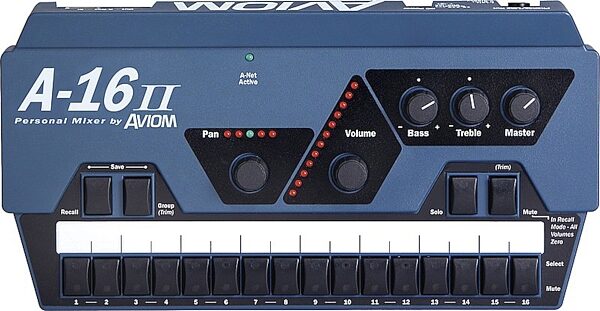 open zoom image for Aviom A16II Personal Monitor Mixer, Top