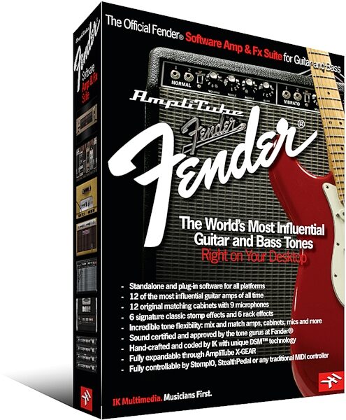 open zoom image for IK Multimedia AmpliTube Fender Amplifier and FX Modeling Software (Mac and Windows), Main