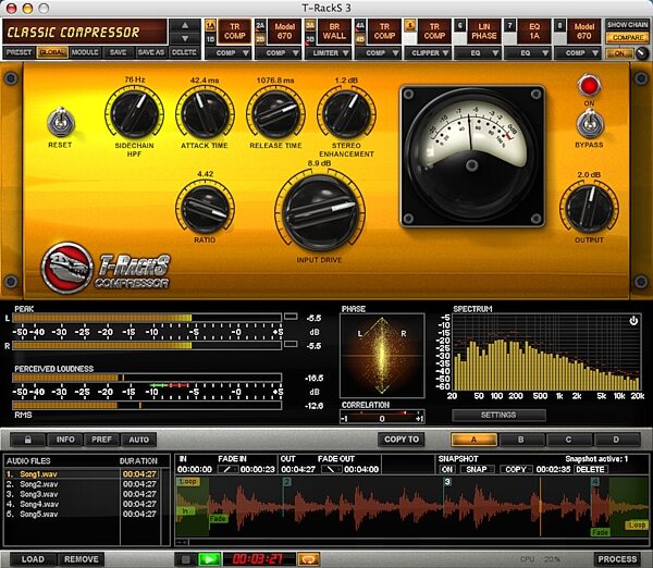 open zoom image for IK Multimedia T-RackS Mastering Plug-In (Macintosh and Windows), Screenshot