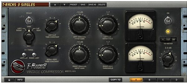 open zoom image for IK Multimedia T-RackS 3 Singles Mastering Software (Mac and Windows), Vintage Limiter