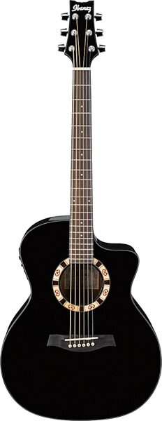 open zoom image for Ibanez A100E Ambiance Acoustic-Electric Guitar, Black