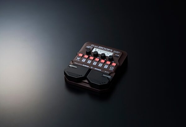 open zoom image for Zoom A1-FOUR Acoustic Multi-Effects Pedal, New, Action Position Front