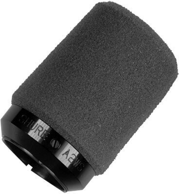 open zoom image for Shure A2WS Locking Windscreen, Black, A2WS-BLK, Main