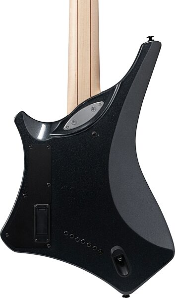 open zoom image for Ibanez Alpha Series A527 Electric Guitar, 7-String (with Gig Bag), Iron Pewter, Action Position Back