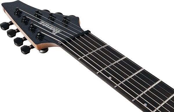 open zoom image for Ibanez Alpha Series A527 Electric Guitar, 7-String (with Gig Bag), Iron Pewter, Action Position Back