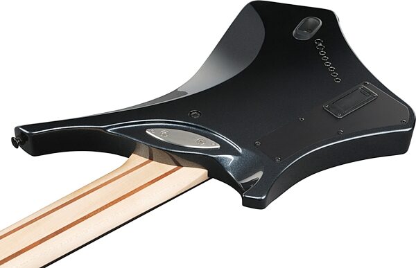 open zoom image for Ibanez Alpha Series A528 Electric Guitar, 8-String (with Gig Bag), Iron Pewter, Action Position Back