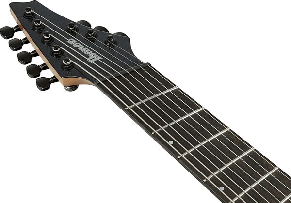 open zoom image for Ibanez Alpha Series A528 Electric Guitar, 8-String (with Gig Bag), Iron Pewter, Action Position Back