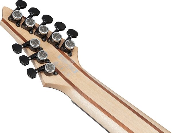 open zoom image for Ibanez Alpha Series A528 Electric Guitar, 8-String (with Gig Bag), Iron Pewter, Action Position Back