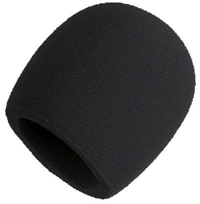 open zoom image for Shure A58WS Foam Windscreen, Black, Black