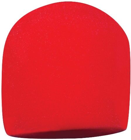 open zoom image for Shure A58WS Foam Windscreen, Red, Red