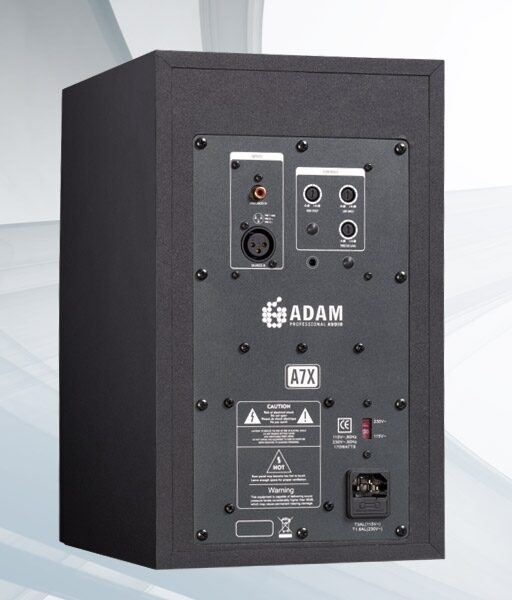 open zoom image for ADAM A7X Powered Studio Monitor, Back